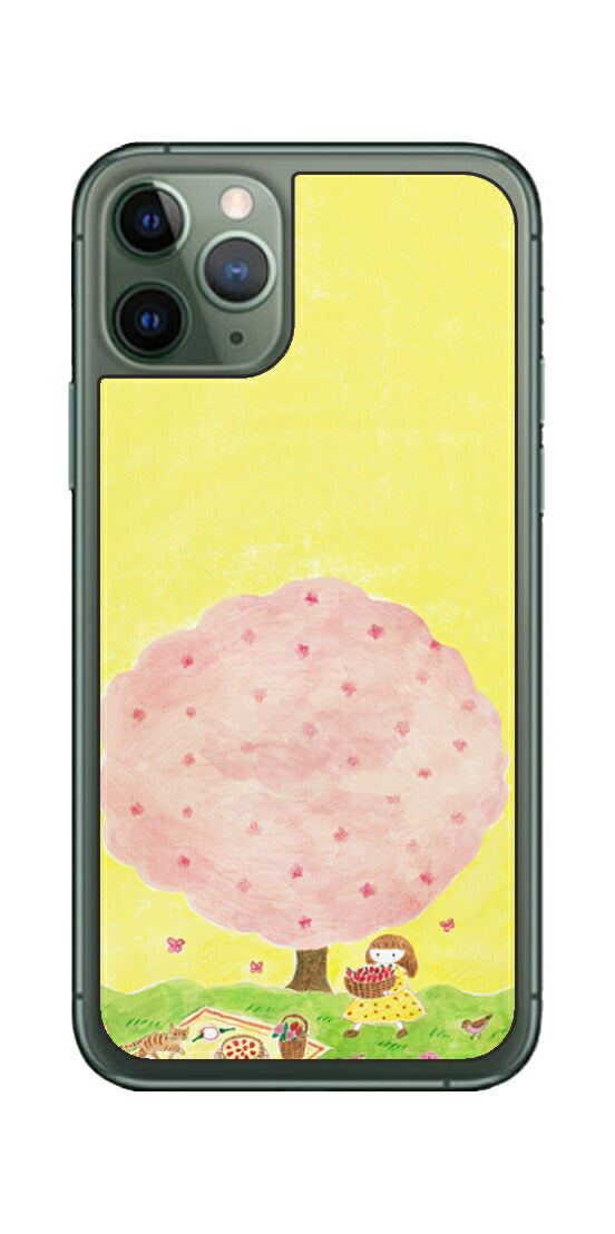 iPhone 11 Pro用 【コラボ プリント Design by よこお さとみ 003 】 背面 保護 フィルム 日本製