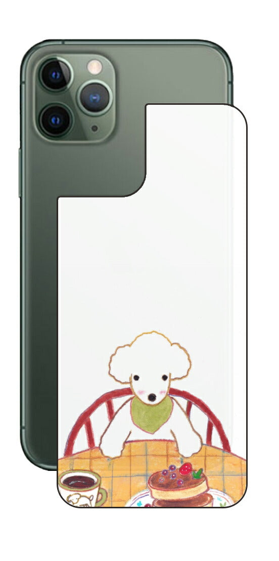 iPhone 11 Pro用 【コラボ プリント Design by よこお さとみ 005 】 背面 保護 フィルム 日本製