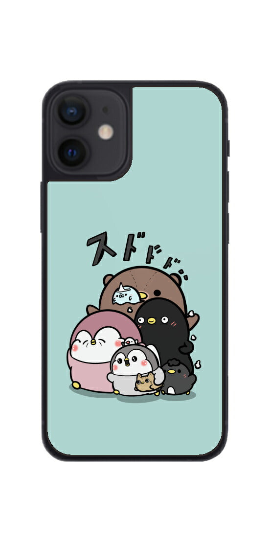 ClearView iPhone 12 mini用 【コラボ プリント Design by お腹すい汰 001 】 背面 保護 フィルム 日本製