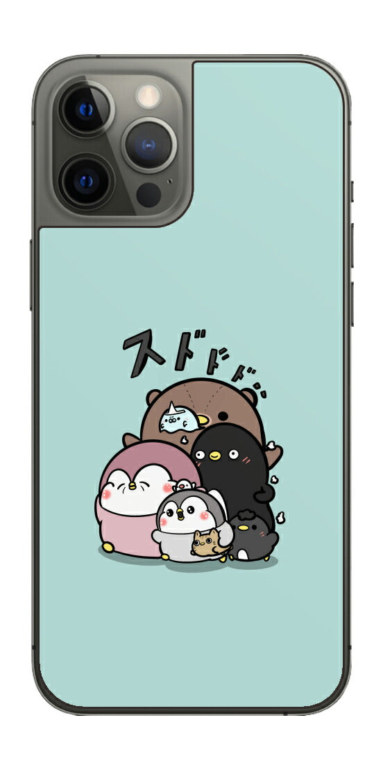 ClearView iPhone 12 Pro Max用 【コラボ プリント Design by お腹すい汰 001 】 背面 保護 フィルム 日本製