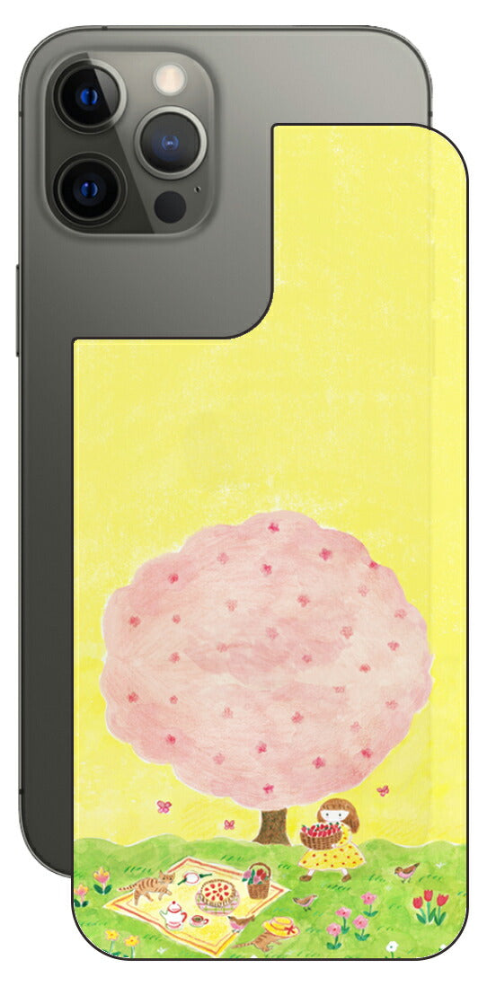 iPhone 12 Pro Max用 【コラボ プリント Design by よこお さとみ 003 】 背面 保護 フィルム 日本製