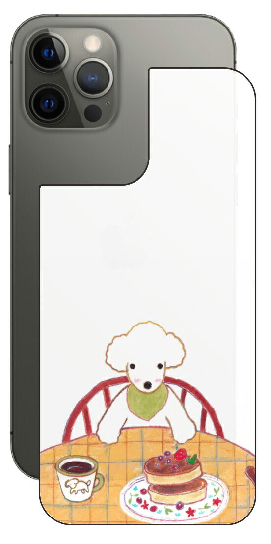 iPhone 12 Pro Max用 【コラボ プリント Design by よこお さとみ 005 】 背面 保護 フィルム 日本製