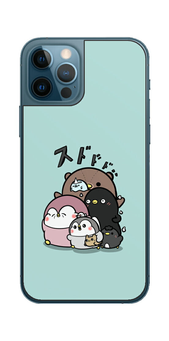 ClearView iPhone 12 Pro / iPhone 12用 【コラボ プリント Design by お腹すい汰 001 】 背面 保護 フィルム 日本製