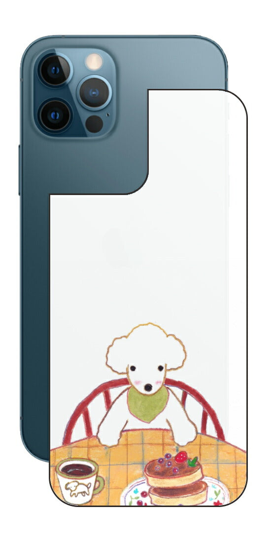 iPhone 12 Pro / iPhone 12用 【コラボ プリント Design by よこお さとみ 005 】 背面 保護 フィルム 日本製