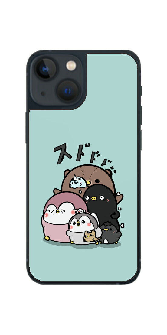 ClearView iPhone 13 mini用 【コラボ プリント Design by お腹すい汰 001 】 背面 保護 フィルム 日本製