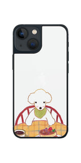 iPhone 13 mini用 【コラボ プリント Design by よこお さとみ 005 】 背面 保護 フィルム 日本製