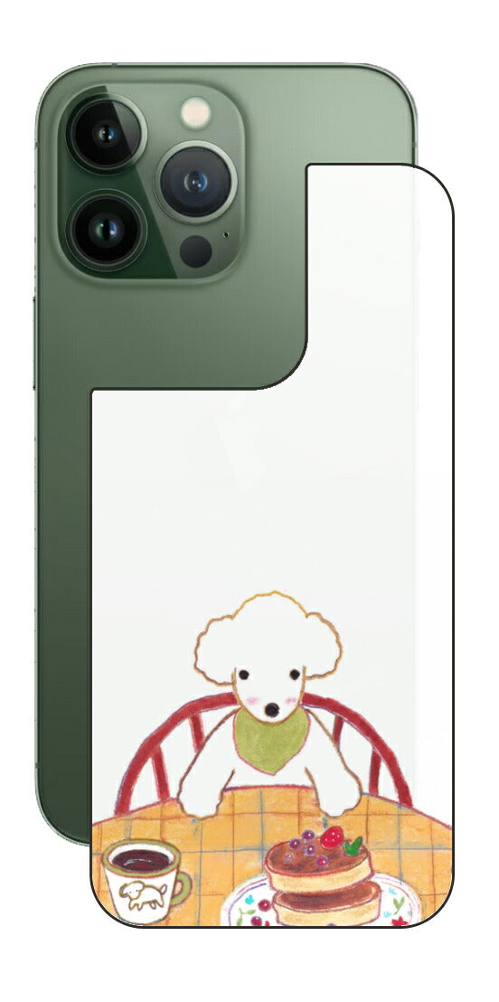 iPhone 13 Pro / iPhone 13用 【コラボ プリント Design by よこお さとみ 005 】 背面 保護 フィルム 日本製