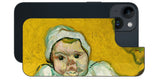 iPhone 14用 背面 保護 フィルム 名画 プリント ゴッホ ルーラン夫人と赤ちゃん（ フィンセント ファン ゴッホ Vincent Willem van Gogh ）