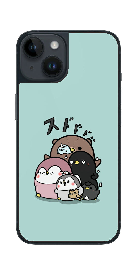 ClearView iPhone 14用 【コラボ プリント Design by お腹すい汰 001 】 背面 保護 フィルム 日本製
