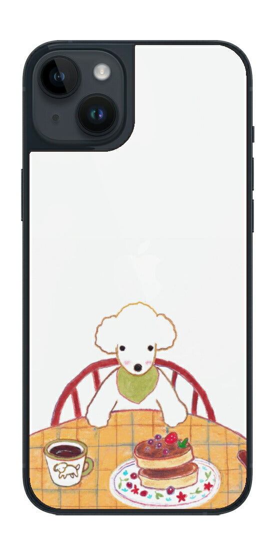 iPhone 14 plus用 【コラボ プリント Design by よこお さとみ 005 】 背面 保護 フィルム 日本製