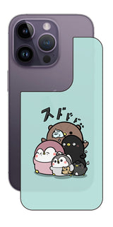 ClearView iPhone 14 pro用 【コラボ プリント Design by お腹すい汰 001 】 背面 保護 フィルム 日本製