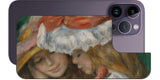 iPhone 14 pro Max用 背面 保護 フィルム 名画 プリント ルノワール 読書する二人の少女（ ピエール＝オーギュスト・ルノワール Pierre-Auguste Renoir ）
