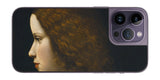 iPhone 14 pro Max用 背面 保護 フィルム 名画 プリント ダ・ヴィンチ 若い女性の肖像（ レオナルド・ダ・ヴィンチ Leonardo da Vinci ）