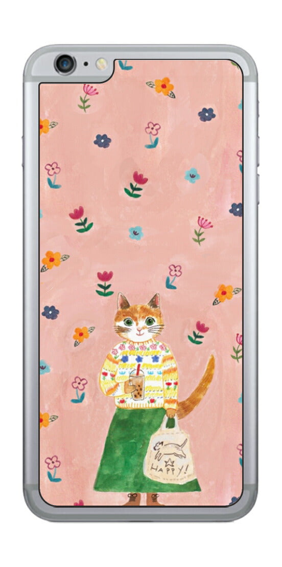 iPhone 6 Plus / 6s Plus用 【コラボ プリント Design by よこお さとみ 004 】 背面 保護 フィルム 日本製