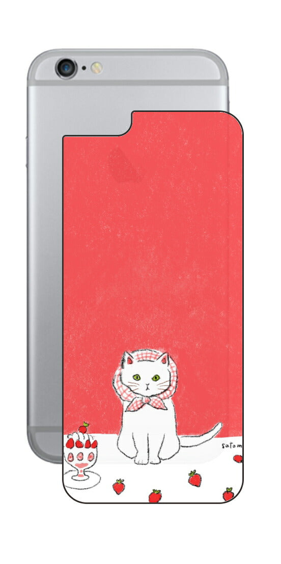 iPhone 6 / 6s用 【コラボ プリント Design by よこお さとみ 001 】 背面 保護 フィルム 日本製