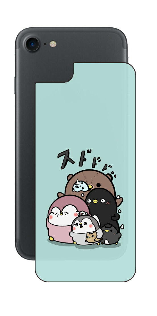ClearView iPhone 7 7s用 【コラボ プリント Design by お腹すい汰 001 】 背面 保護 フィルム 日本製