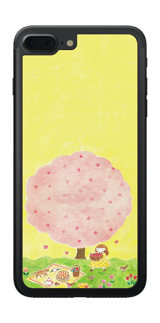 iPhone 7 Plus用 【コラボ プリント Design by よこお さとみ 003 】 背面 保護 フィルム 日本製