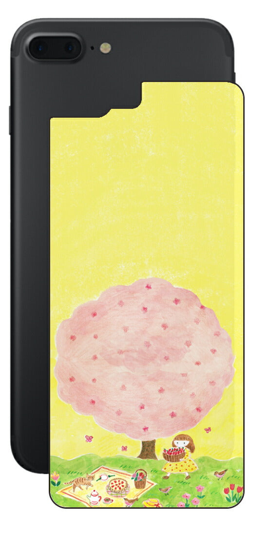 iPhone 7 Plus用 【コラボ プリント Design by よこお さとみ 003 】 背面 保護 フィルム 日本製