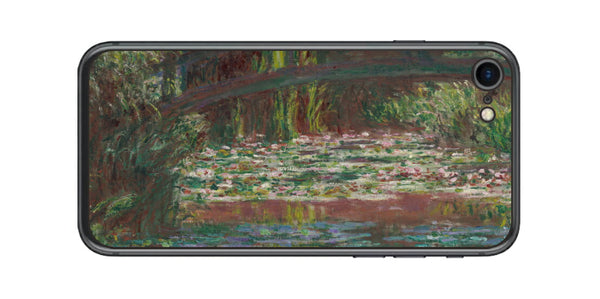 iPhone SE  第2世代用 背面 保護 フィルム 名画プリント クロード・モネ （ Claude Monet ) 睡蓮の池