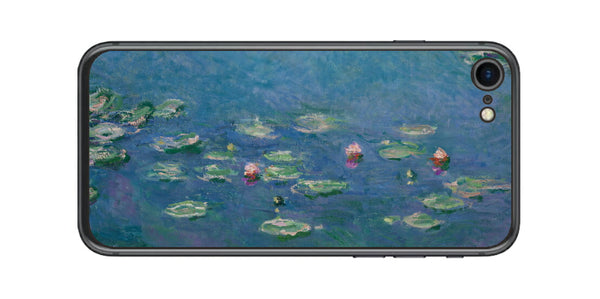 iPhone SE  第2世代用 背面 保護 フィルム 名画プリント クロード・モネ （ Claude Monet ) 睡蓮