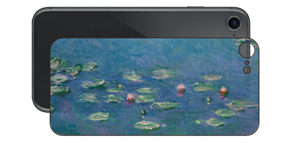 iPhone SE  第2世代用 背面 保護 フィルム 名画プリント クロード・モネ （ Claude Monet ) 睡蓮