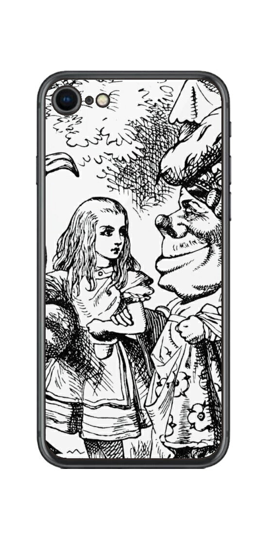 iPhone SE  第2世代用 背面 保護 フィルム 名画プリント ジョン・テニエル （ John Tenniel ) 侯爵夫人