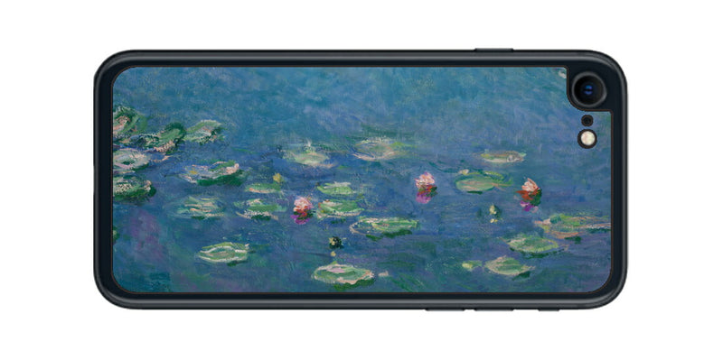 iPhone SE 2022 第3世代用 背面 保護 フィルム 名画プリント クロード・モネ （ Claude Monet ) 睡蓮