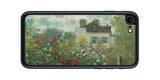 iPhone SE 2022 第3世代用 背面 保護 フィルム 名画プリント クロード・モネ （ Claude Monet ) アルジャントゥイユのモネの家の庭