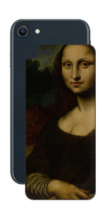 iPhone SE 2022 第3世代用 背面 保護 フィルム 名画 プリント ダ・ヴィンチ モナリザ（ レオナルド・ダ・ヴィンチ Leonardo da Vinci ）
