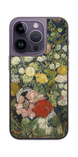 iPhone 14 pro用 背面 保護 フィルム 名画 プリント ゴッホ 花瓶の花の花束（ フィンセント ファン ゴッホ Vincent Willem van Gogh ）