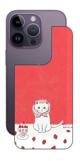iPhone 14 Pro用 【コラボ プリント Design by よこお さとみ 001 】 背面 保護 フィルム 日本製