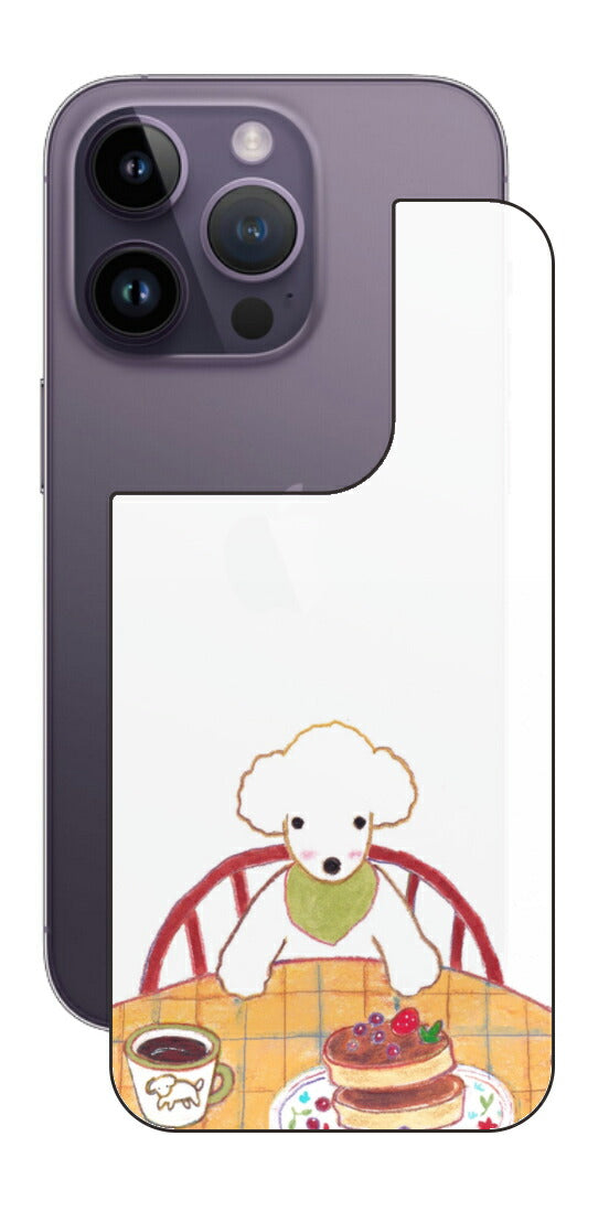 iPhone 14 Pro用 【コラボ プリント Design by よこお さとみ 005 】 背面 保護 フィルム 日本製