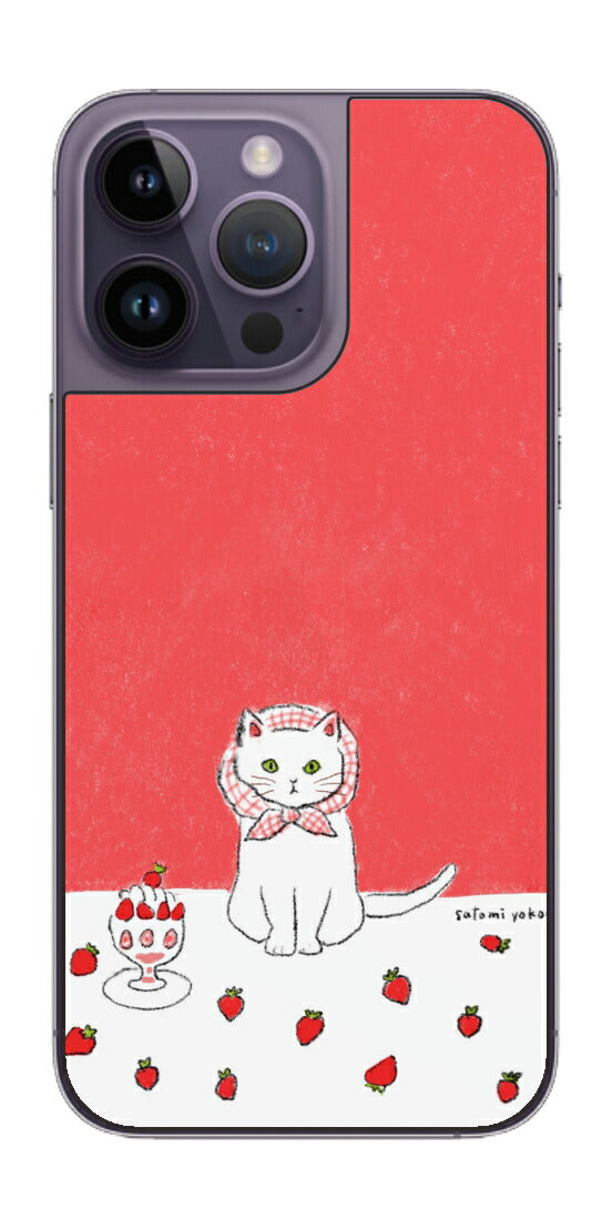 iPhone 14 Pro Max用 【コラボ プリント Design by よこお さとみ 001 】 背面 保護 フィルム 日本製