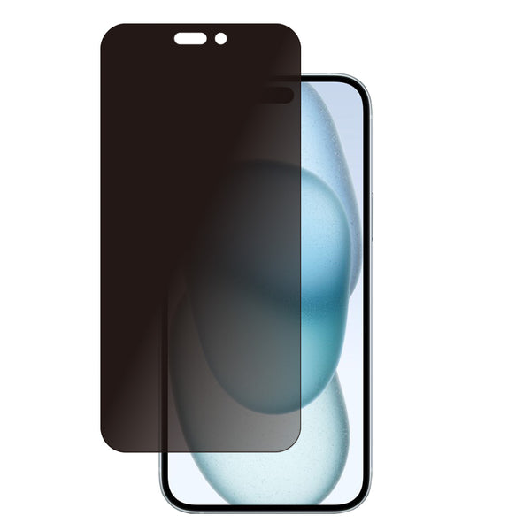 ClearView iPhone 15 Plus用 [のぞき見防止] 液晶 保護フィルム プライバシー保護 タイプ 気泡レス 日本製