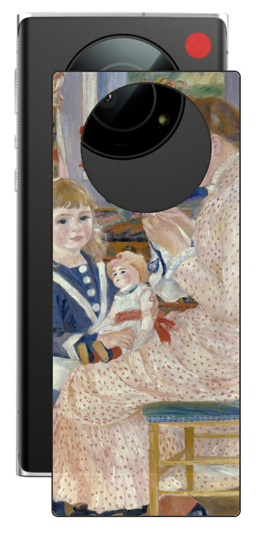Leica Leitz Phone 1用 背面 保護 フィルム 名画 プリント ルノワール ヴァルジュモンの午後（ ピエール＝オーギュスト・ルノワール Pierre-Auguste Renoir ）
