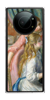 Leica Leitz Phone 1用 背面 保護 フィルム 名画 プリント ルノワール ピアノを弾く二人の少女（ ピエール＝オーギュスト・ルノワール Pierre-Auguste Renoir ）