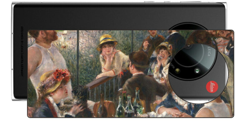 Leica Leitz Phone 1用 背面 保護 フィルム 名画 プリント ルノワール 舟遊びをする人々の昼食（ ピエール＝オーギュスト・ルノワール Pierre-Auguste Renoir ）