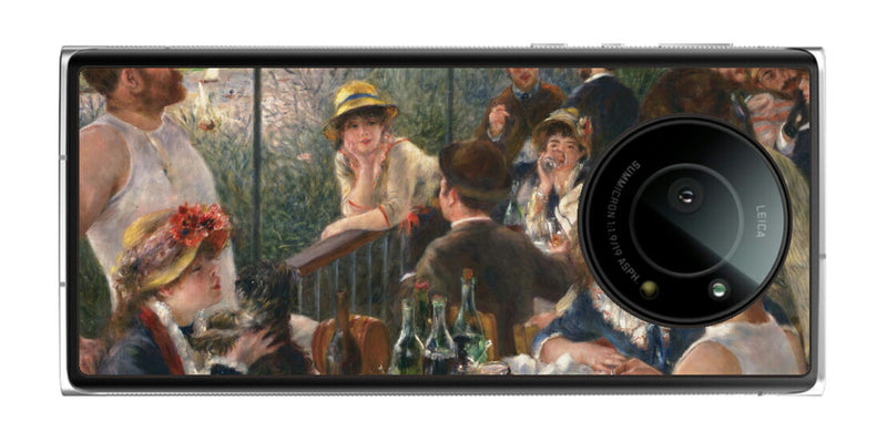 Leica Leitz Phone 1用 背面 保護 フィルム 名画 プリント ルノワール 舟遊びをする人々の昼食（ ピエール＝オーギュスト・ルノワール Pierre-Auguste Renoir ）