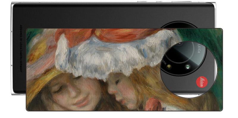 Leica Leitz Phone 1用 背面 保護 フィルム 名画 プリント ルノワール 読書する二人の少女（ ピエール＝オーギュスト・ルノワール Pierre-Auguste Renoir ）
