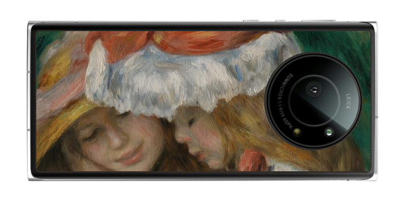 Leica Leitz Phone 1用 背面 保護 フィルム 名画 プリント ルノワール 読書する二人の少女（ ピエール＝オーギュスト・ルノワール Pierre-Auguste Renoir ）