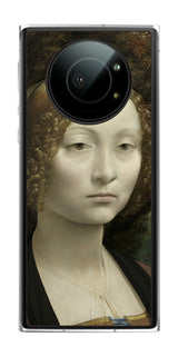 Leica Leitz Phone 1用 背面 保護 フィルム 名画 プリント ダ・ヴィンチ ジネーヴラ・デ・ベンチの肖像（ レオナルド・ダ・ヴィンチ Leonardo da Vinci ）