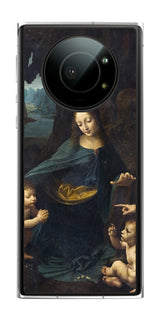Leica Leitz Phone 1用 背面 保護 フィルム 名画 プリント ダ・ヴィンチ 岩窟の聖母（ レオナルド・ダ・ヴィンチ Leonardo da Vinci ）