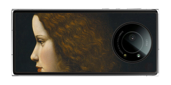 Leica Leitz Phone 1用 背面 保護 フィルム 名画 プリント ダ・ヴィンチ 若い女性の肖像（ レオナルド・ダ・ヴィンチ Leonardo da Vinci ）