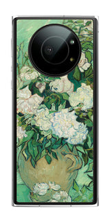 Leica Leitz Phone 1用 背面 保護 フィルム 名画 プリント ゴッホ バラ（ フィンセント ファン ゴッホ Vincent Willem van Gogh ）
