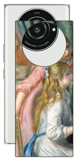 Leica Leitz Phone 2用 背面 保護 フィルム 名画 プリント ルノワール ピアノを弾く二人の少女（ ピエール＝オーギュスト・ルノワール Pierre-Auguste Renoir ）