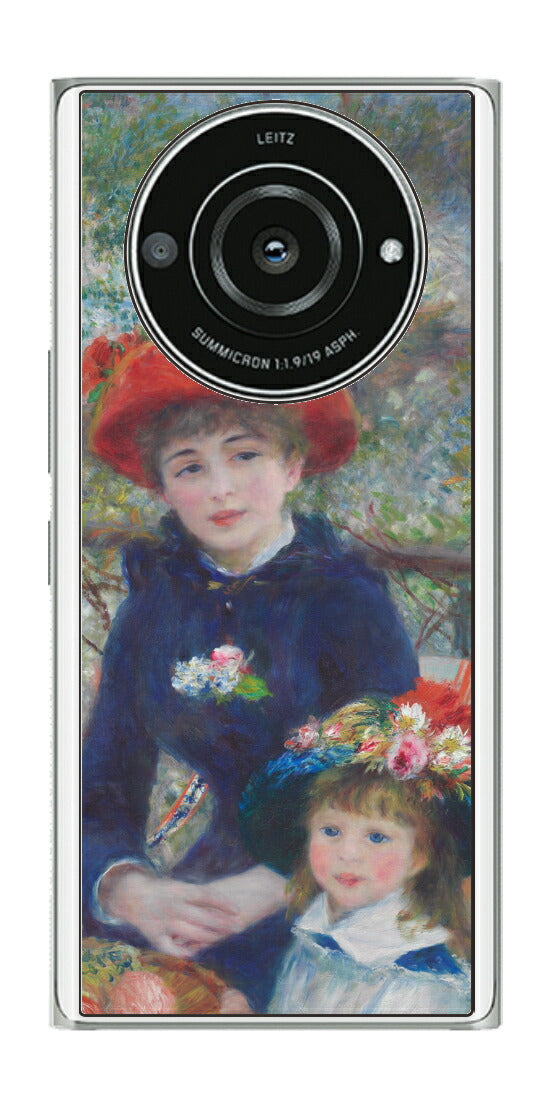 Leica Leitz Phone 2用 背面 保護 フィルム 名画 プリント ルノワール 二人の姉妹（ ピエール＝オーギュスト・ルノワール Pierre-Auguste Renoir ）