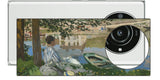 Leica Leitz Phone 2用 背面 保護 フィルム 名画プリント クロード・モネ （ Claude Monet ) セーヌ河岸、ベンヌクール