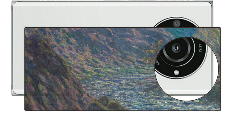Leica Leitz Phone 2用 背面 保護 フィルム 名画プリント クロード・モネ （ Claude Monet ) 小クルーズ川