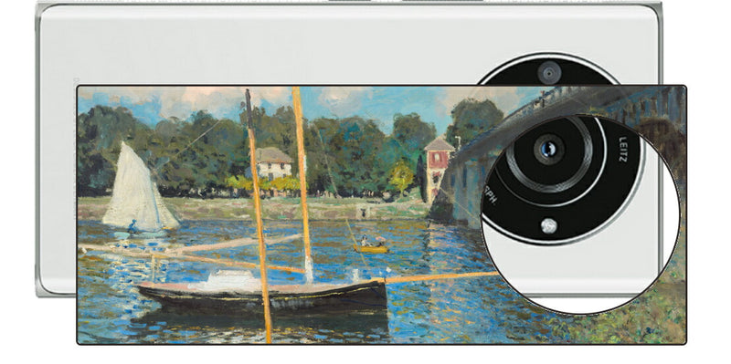 Leica Leitz Phone 2用 背面 保護 フィルム 名画プリント クロード・モネ （ Claude Monet ) アルジャントゥイユの橋