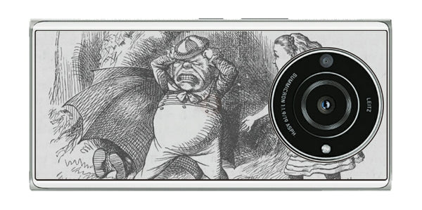 Leica Leitz Phone 2用 背面 保護 フィルム 名画プリント ジョン・テニエル （ John Tenniel ) トゥイードルダム